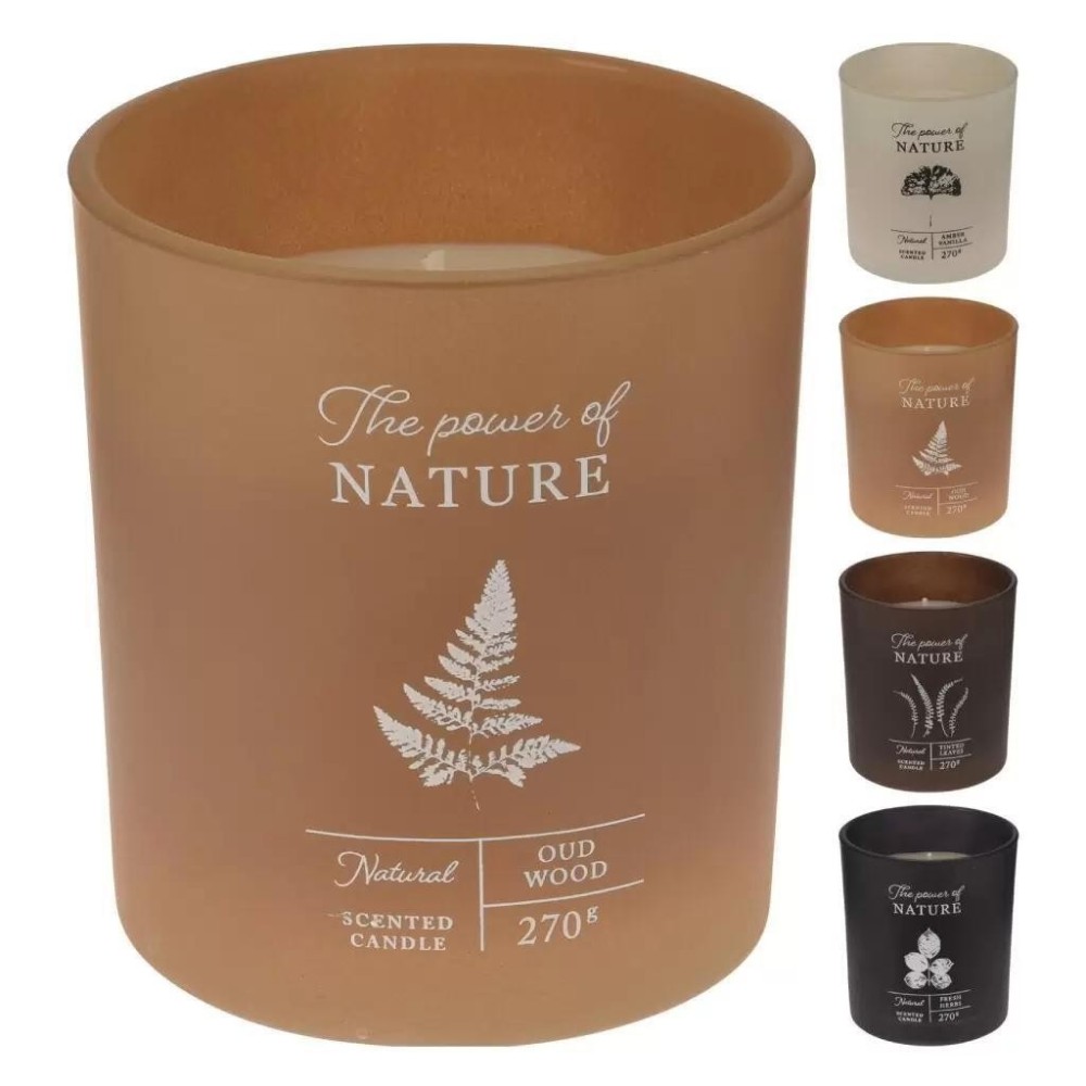 VASO VETRO CCANDELA 10CM 4ASS